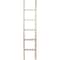 Ekena Millwork 15"W x 72"H x 3 1/2"D Vintage Farmhouse 5 Rung Ladder, Barnwood Decor Collection, Chalk Dust White DECR015X072X04LDRWH - alternate 4